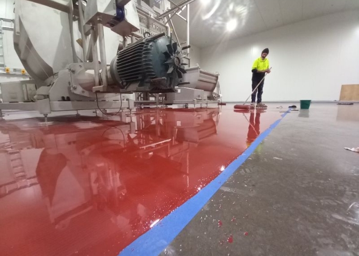 Self-Levelling Epoxy for Warehouse Flooring by Danlaid