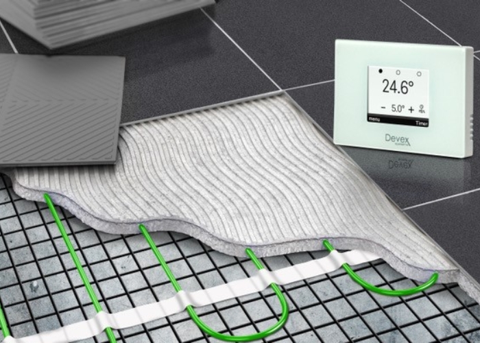 Digital Programmable Thermostat for Floor Heating Systems by Devex Systems