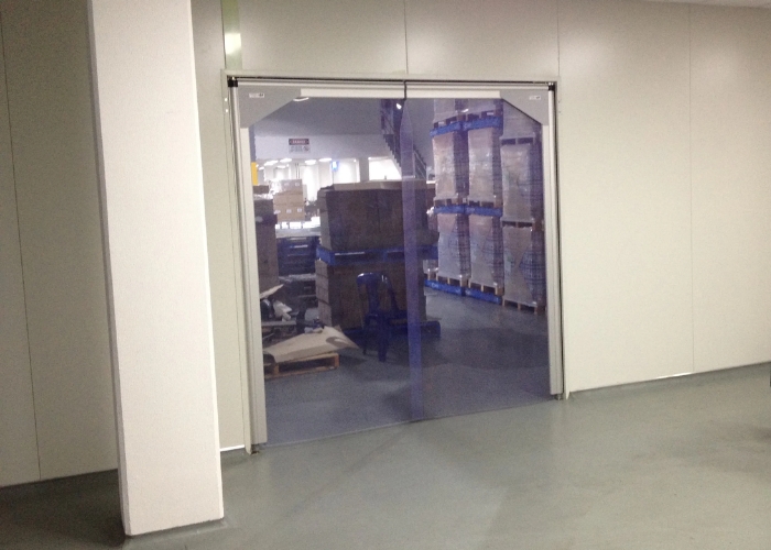 See-Through Swing Door for Pallet Loader by DMF International