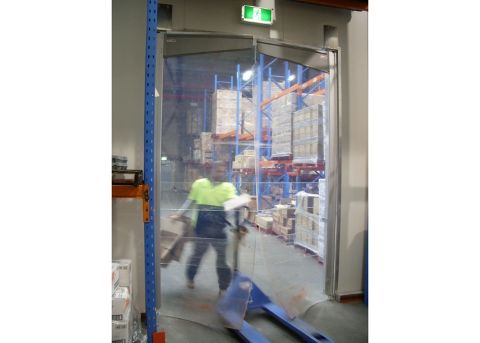 See-Through Swing Door for Pallet Loader by DMF International