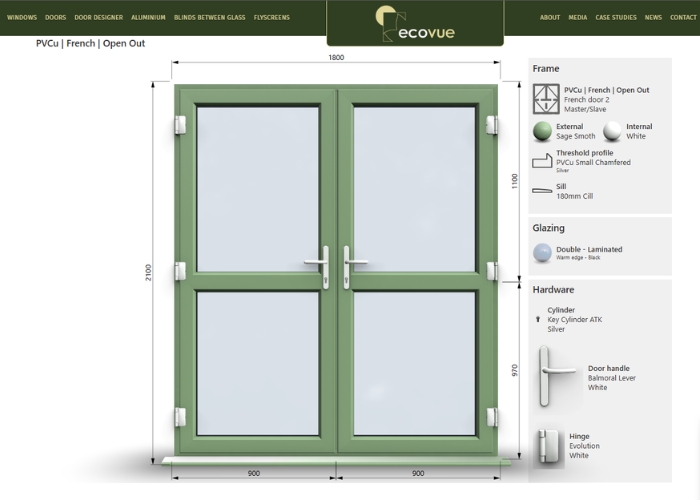 Free Online Door Designer by Ecovue