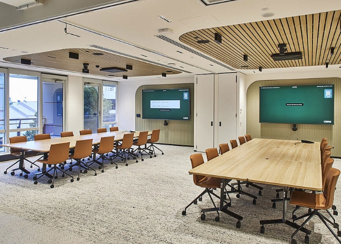 Key-Geo Panels for Curved Ceiling Design by Keystone Linings