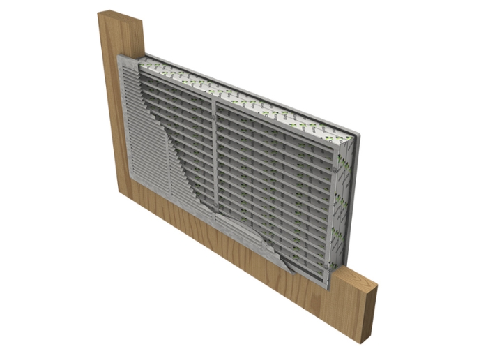 Intumescent Fire Damper with Grilles by Kilargo