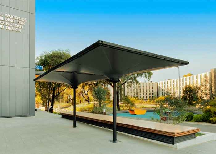 Modular Shade Structure for Iconic Outdoor Spaces by MakMax Australia