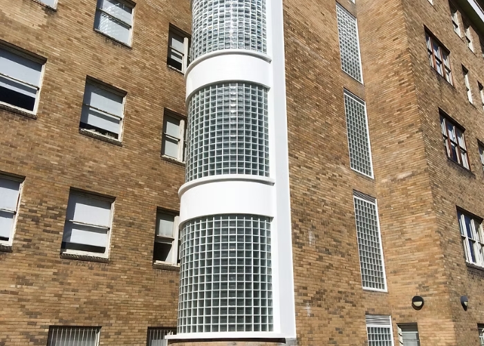 Ribbed Glass Blocks for Heritage Buildings by Obeco Glass Blocks