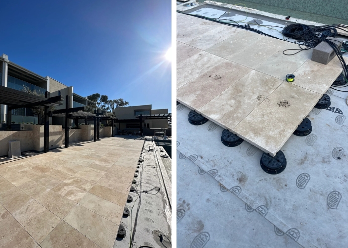 Raised Floor System for Hotel Poolside Transformation by Pasco