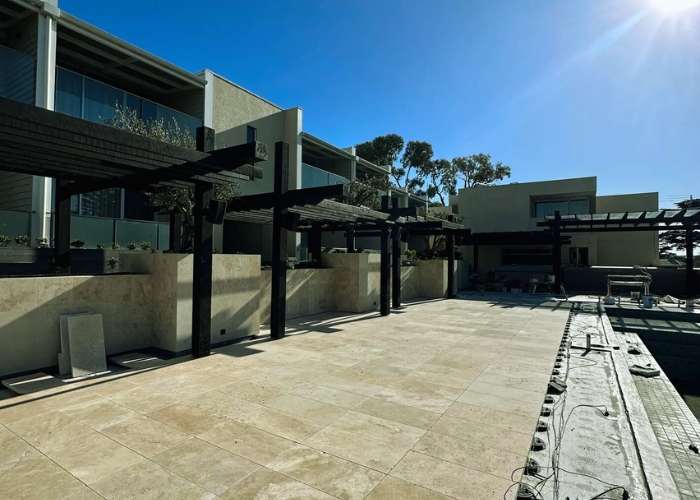 Raised Floor System for Hotel Poolside Transformation by Pasco
