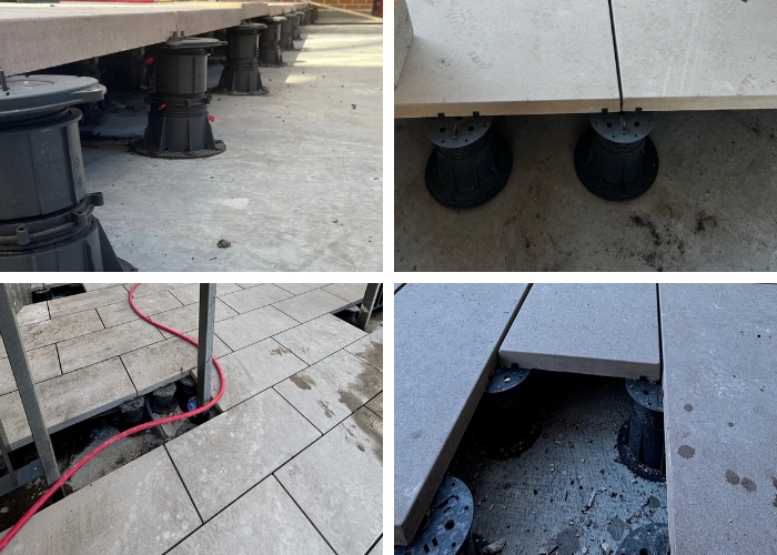 Adjustable Pedestals for Paving at Horizon on the Harbour by Pasco