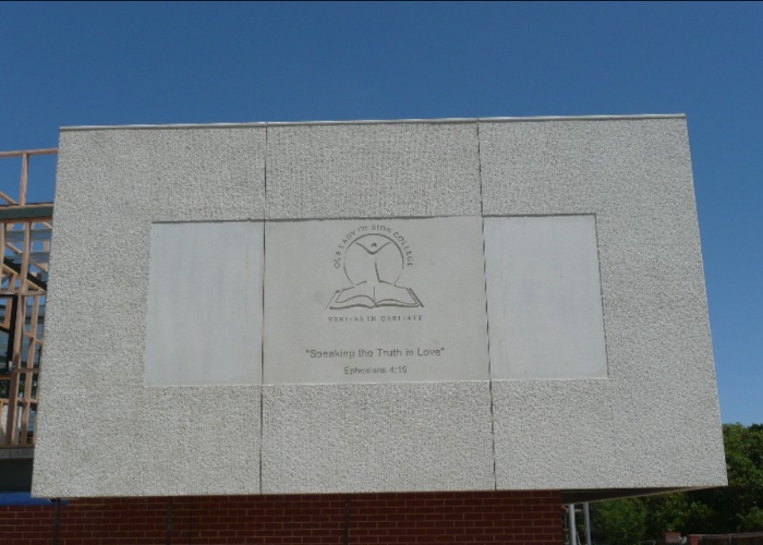 Custom Logo Concrete Mould by Reckli