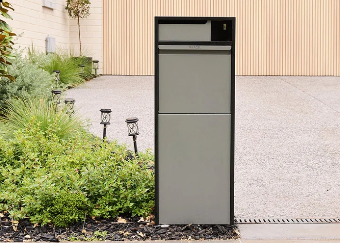 Letterbox with Parcel Drawer by Simons Seconds