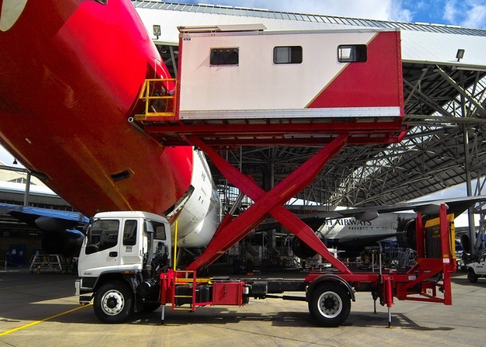 Truck Bed Scissor Hoists for Ground Support by Southwell Lifts & Hoists