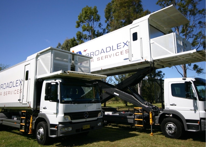 Truck Bed Scissor Hoists for Ground Support by Southwell Lifts & Hoists