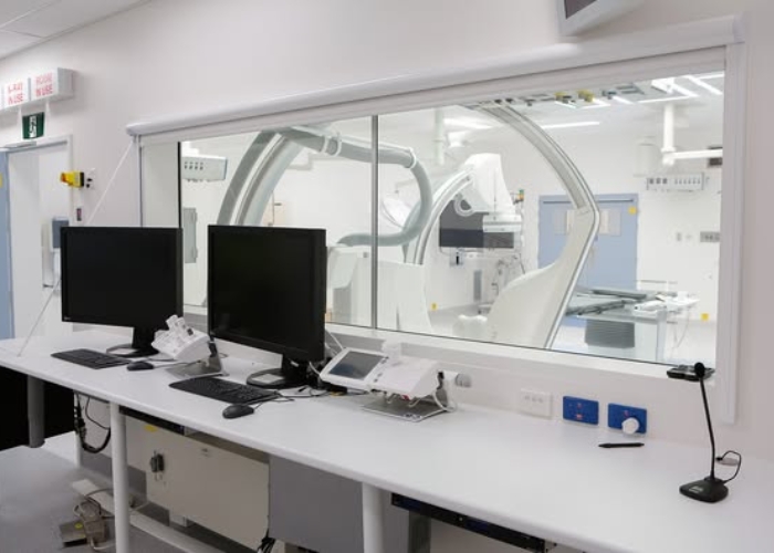 Laser Blocking Roller Blinds by Solis