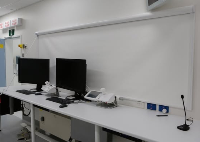 Laser Blocking Roller Blinds by Solis