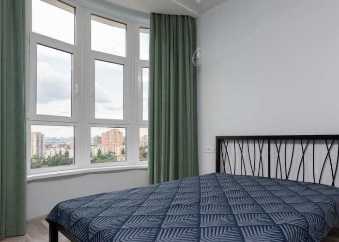 Motorised Curtains for Bay Windows by TOSO Australia