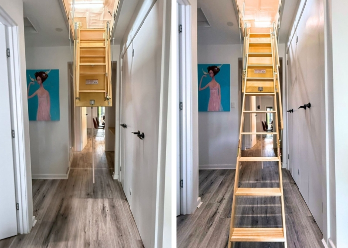 Folding Ladder for Attic Access by Attic Ladders