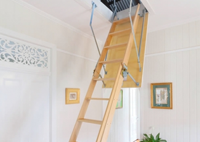 Folding Ladder for Attic Access by Attic Ladders