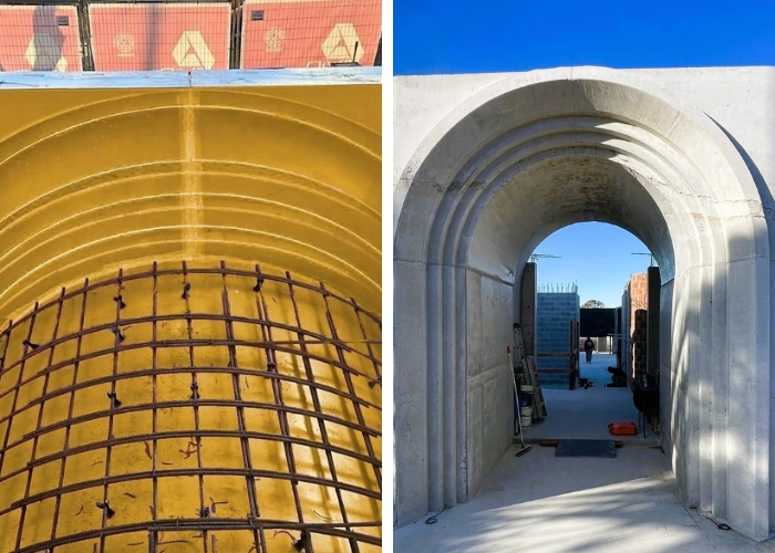 3D Modelled Concrete Moulds by Bespoke Formwork