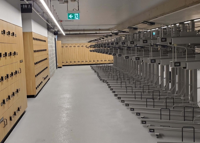 Commercial Bike Parking Solutions by Cora Bike Rack
