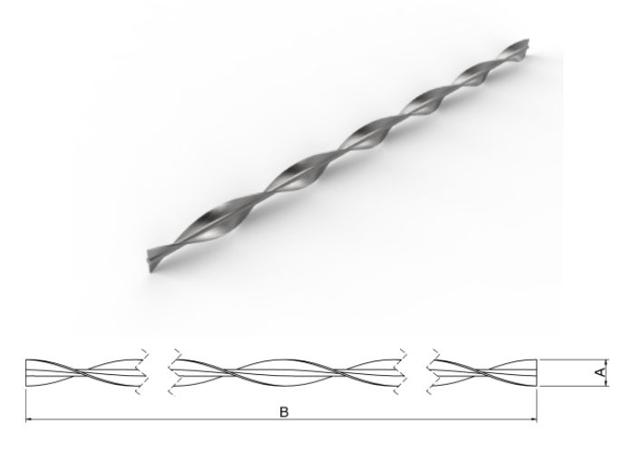 Stainless Steel Crack Stitching Bars by Cerra Metal Works