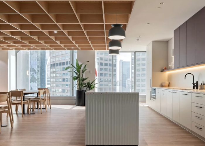 Open Cell Structure for Ceilings by Keystone Linings