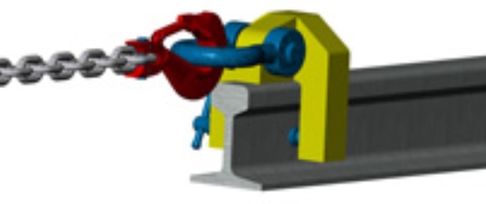 Rail Pulling Clamp by LB Wire Ropes