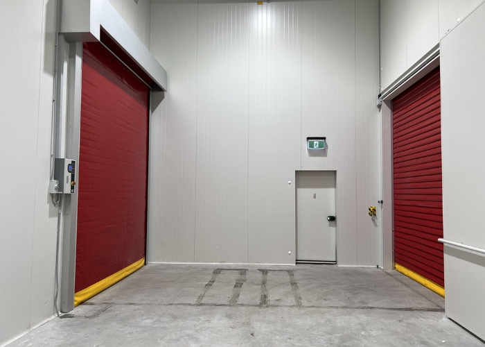 Insulated High Speed Roll Door for Freezers by Premier Door Systems