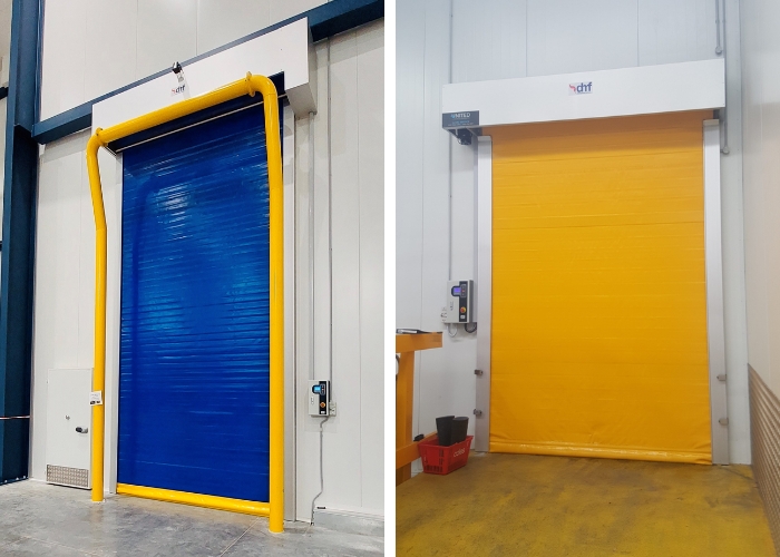 Insulated High Speed Roll Door for Freezers by Premier Door Systems