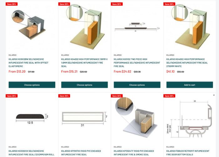 Fire and Smoke Seals for Compliant Door Assemblies by Prime Hardware