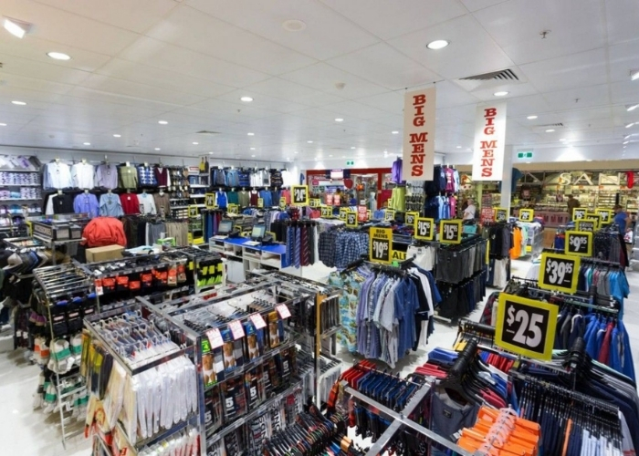 4 Way Clothes Rack for Retail Shops by SI Retail