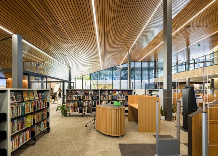 Timber-Look Linings for Civic Interiors by SUPAWOOD