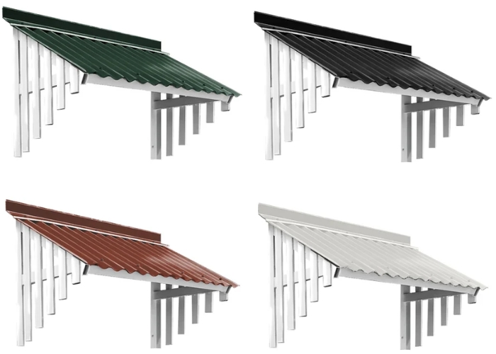 Custom Window Canopy for Heritage Homes by Superior Screens