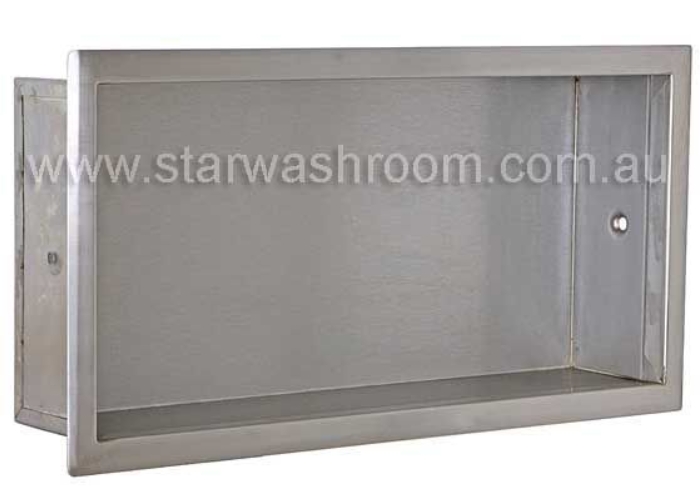 Stainless Steel Recessed Shelf for Bathrooms by Star Washroom Accessories