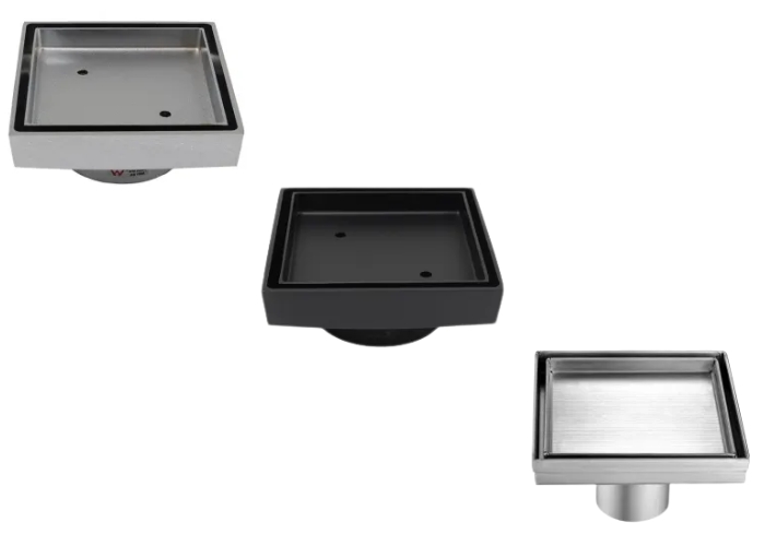 Tile Insert Grates for Bathrooms by Tilo Tapware