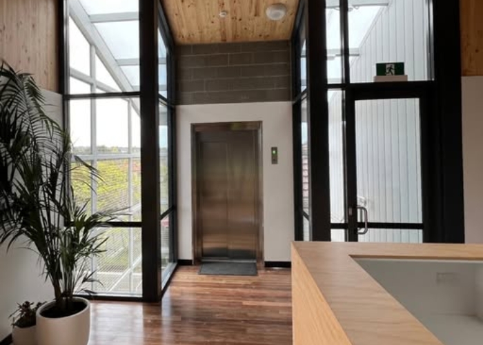 Commercial Lift with Fire Rated Door by Shotton Lifts