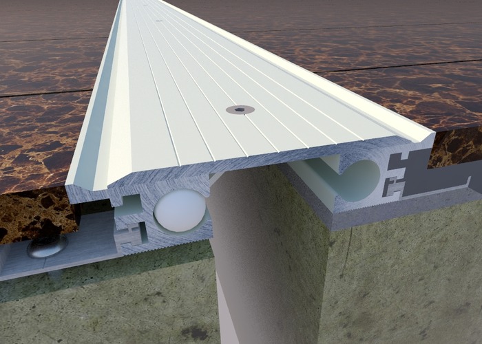 Aluminium Expansion Joint Covers for High-Traffic Floors by Unison Joints