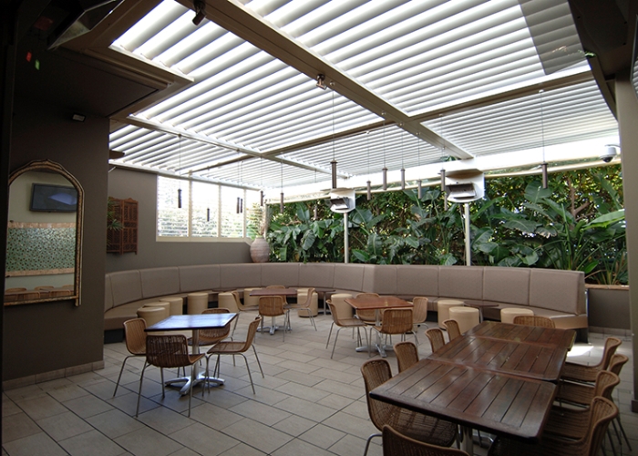 Commercial Louvre Roof System by Vergola