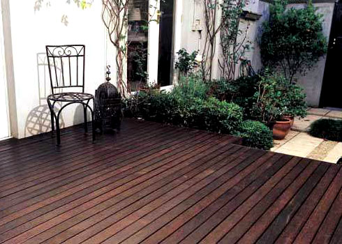 Feast Watson decking oil in situ