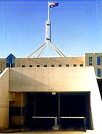 ABA's boom gate at Parliament House
