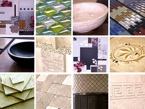 Some tiles from the Stone Design range