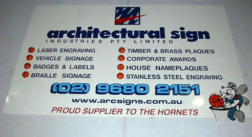 architectural signs signage