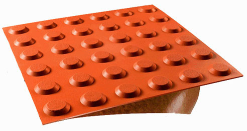 self adhesive tactile ground surface tile