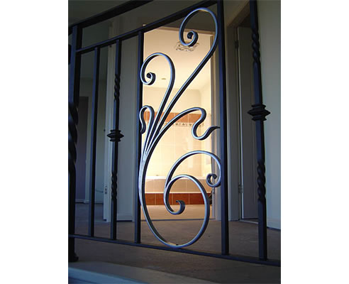 wrought iron balustrade