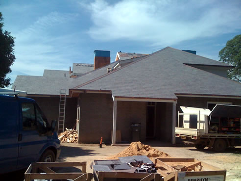 slate roof