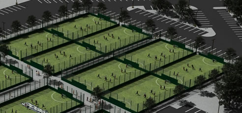 synthetic football pitches