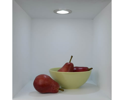 led cabinet round light