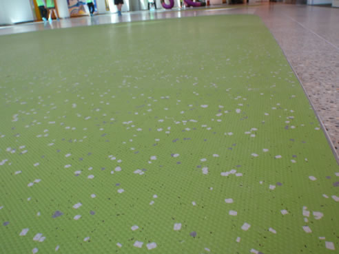 natural rubber floor