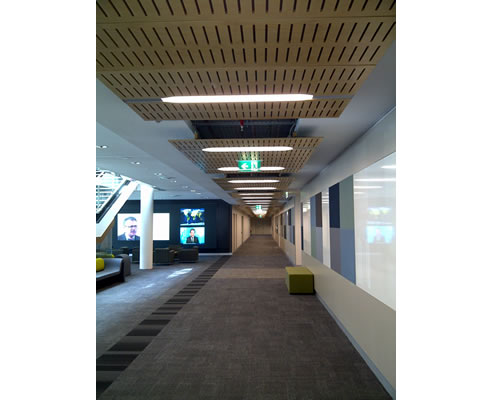 acoustic panels at smart facility