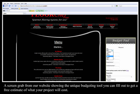 floorchef website screen grab