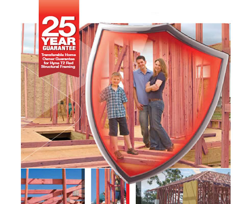 termite protected t2 red framing